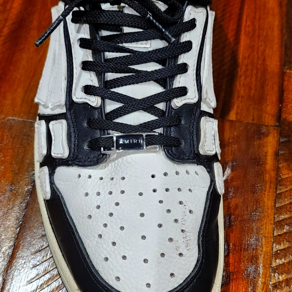 Amiri Leather Skeleton low tops